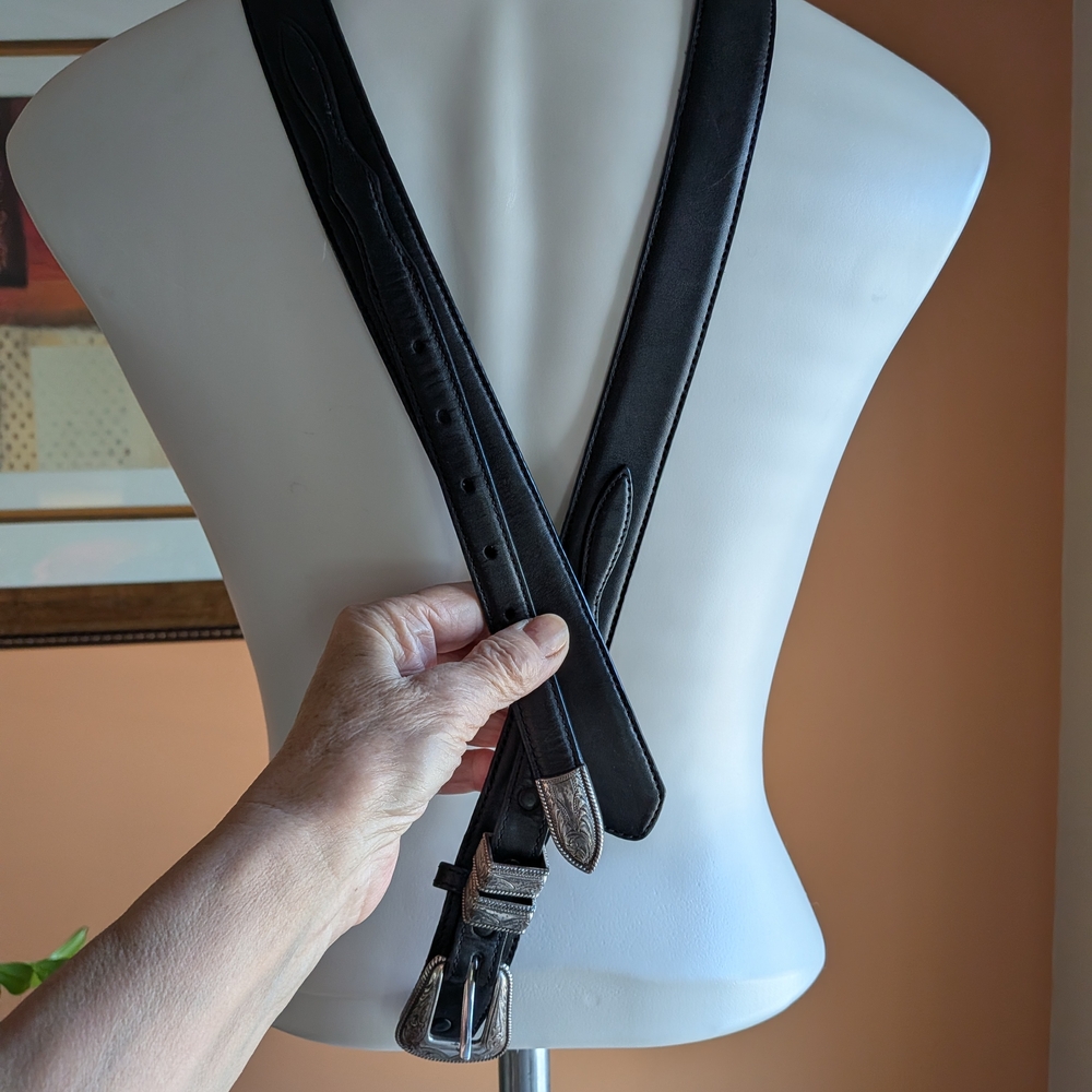 Nocona BeltCo. Black Leather Belt Bag for Men